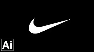 How to create a Nike logo in illustrator 2022