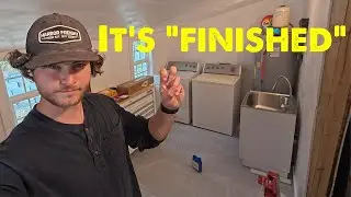 Everything Goes Wrong Finishing My Laundry Room Remodel.