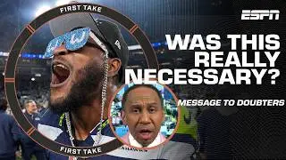 Stephen A. drops a REALITY CHECK on the Seahawks 👀 'Are we supposed to apologize?' | First Take