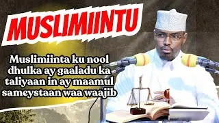 Muslimiinta ku nool dhulka ay gaaladu ka taliyaan in ay maamul sameystaan waa waajib || Sh Xassaan