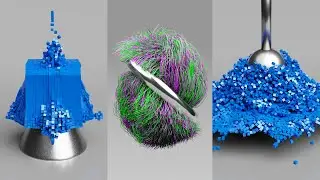 Insane Hair & Cube Chaos &ndash; Ultra Satisfying 3D Simulation in Blender!