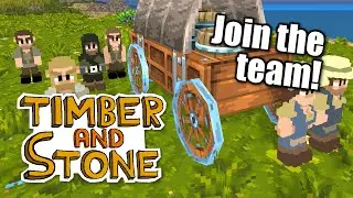 Timber and Stone - ep 1 - JOIN THE TEAM!  - Let's Play Timber & Stone 1.7