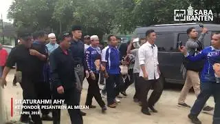AHY Kunjungi Pondok Pesantren Putri Al’Mizan, Pandeglang, Banten