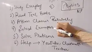 How To Solve Physics NumericaLs | How To Study Physics | How To Get 90 in Physics | Physics Tips
