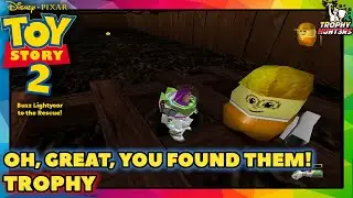 Disney Pixar Toy Story 2: Buzz Lightyear to the Rescue! - Oh, Great, You Found Them! Trophy