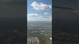 Final approach to Washington DC Dulles Airport #USA #travel #DC #airport #airplane #dulles