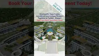 Unmissable Opportunity: Investment and Holiday Pleasure Together in Turkler , Alanya !