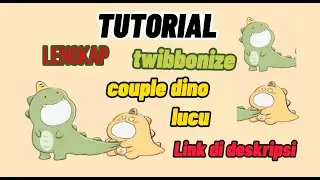 Tutorial twibbonize viral couple dino