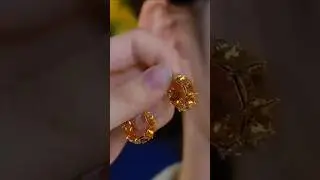 Beautiful Earring Goldan Colour #earrings #glamorousearrings #jewelry #freestyle #jewellery