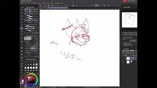 How to change the brush size in CSP for iPad
