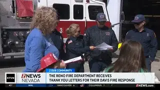Reno Fire Department gets thank you letters for Davis Fire response