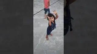 Saksham Singh Play time #playing #evening dance bhajan