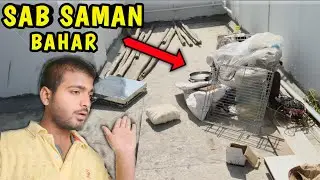Painting का काम शुरू 🔥 पूरा Room खाली करना पड़ा