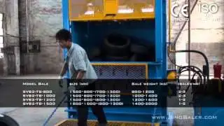 Sinobaler Standard Heavy Duty Tyre Baler