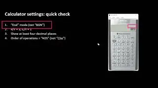 Four useful settings on a TI BA II Plus Calculator