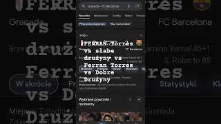 Ferran Torres Vs Słabe drużyny vs Ferran Torres vs Dobre drużyny