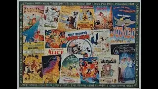 Disney Vintage Movie Posters 1000 Piece Jigsaw Puzzle Time Lapse