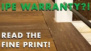 Does Ipe Have A Warranty? - TimberTips