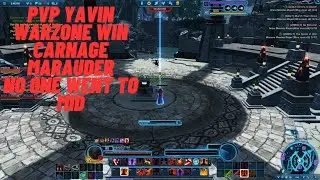 SWTOR - PVP Yavin Warzone Win Carnage Marauder no one went to mid