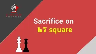 Sacrifice on h7 square. Online chess lesson.