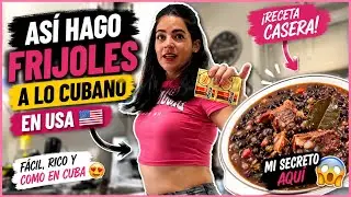 Cómo hago frijoles cubanos en USA 🇺🇸 | Receta fácil + vlog de mamá latina‼️🇨🇺 