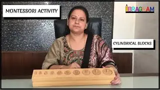 CYLINDRICAL BLOCKS | MONTESSORI ACTIVITY | activity for kids | #BALVATIKA #BRAGNAM