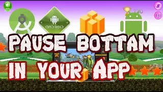 how to make your Own Android PC game Buildbox 19  pause button