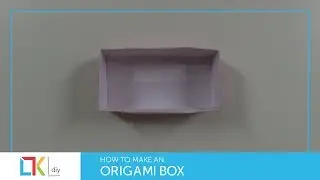 Origami toys #42 - How to make an origami box X (Rectangular box I)