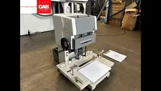 Used Uchida VS 200 Twin Head Paper Drill for sale   Gab Supplies Ltd   2005