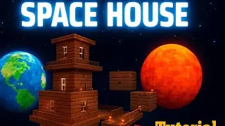 Minecraft Space House Tutorial | Build a Futuristic Base in the Sky! 🌏🏡