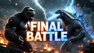 King Kong vs Godzilla | Ultimate Monster Battle | Cinematic Realistic Fight  #kingkong #godzilla