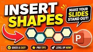 Insert Shapes and Smart Art in Powerpoint