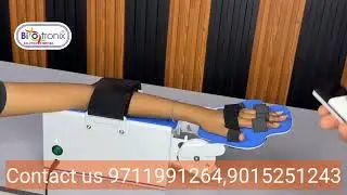 Electrical Motorized Wrist CPM Device for Faster Mobility Recovery