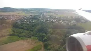Austrian Airlines Airbus A320-200 landing (OS768 Bucharest OTP - Vienna VIE)