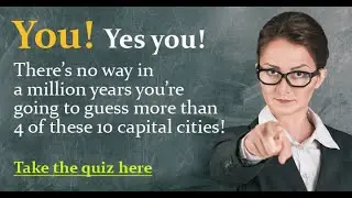Capital Cities Quiz