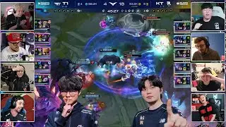 BARON vs ELDER! Streamers React to T1 vs KT Worlds Final Rematch | LCK Cup 2026