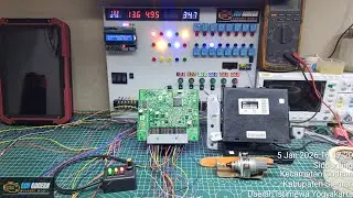 Test ECU Avanza, simulasi system AC