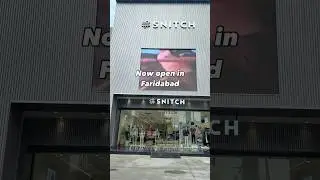 Snitch store now open in Faridabad #delhincr #snitch #fashion #clothing #genz