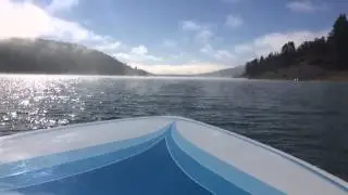 Early morning blast across lake Sonoma in the '63 Mandella!