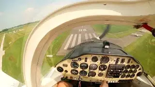 POV LANDING runway 08 at Teuge Airport (EHTE)