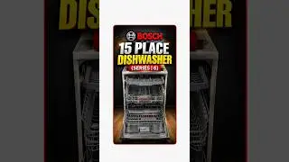 New Bosch Series 6 Dishwasher 15 Place Setting | Game Changer in Dishwashing! #shorts #dishwasher