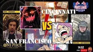🔴PIRATE'S LEAGUE ONE PIECE CARD GAME SEMI FINALS: CINCINNATI VS SAN FRANCISCO - G-BONNEY vs IMU