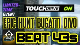 Asphalt Legends - EPIC HUNT | BUGATTI DIVO | Touchdrive | Zeppelin Race