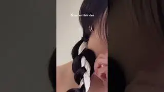 Summer Silk Twilly Hair Idea 🫶🏼