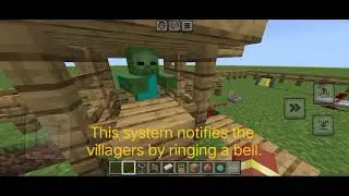 Minecraft village defense system