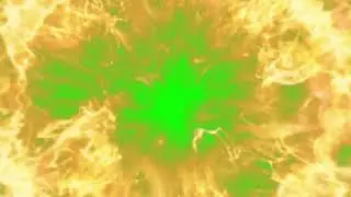 Efecto de fuego para memes en pantalla verde