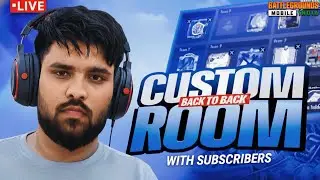 🔴 BGMI Live Custom Room | Free Entry WOW Customs | Win Prizes Now