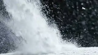 Snow Wind Swirl With Cold Air And Smooth Motion Video
