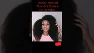 How To Blow Dry Type 4 Natural Hair With No Breakage or Damage.