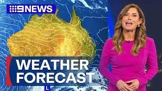 Australia Weather Update: Winds and showers set for parts of the country | 9 News Australia
